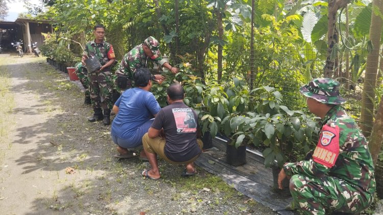 Serka Supriyanto dan Tokoh Masyarakat Siapkan Prajurit Hijau Anti-Longsor