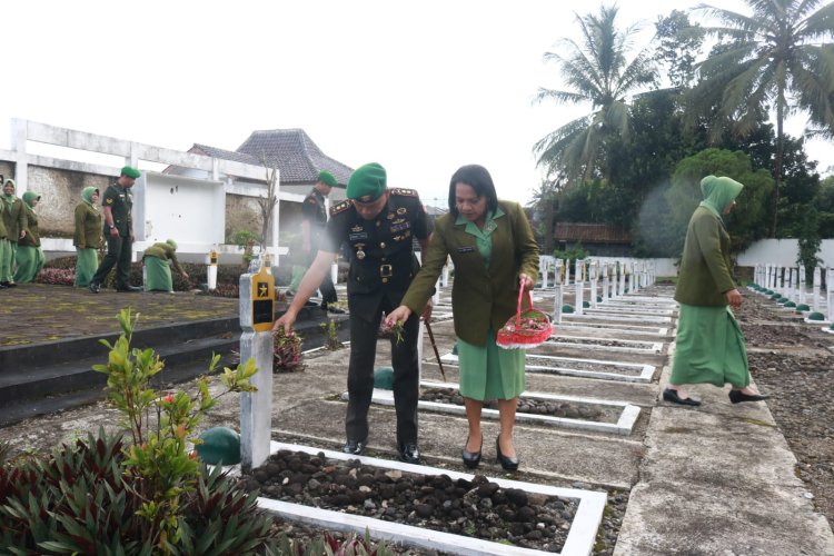 Dandim Banjarnegara Pimpin Ziarah Hari Juang TNI AD 2025