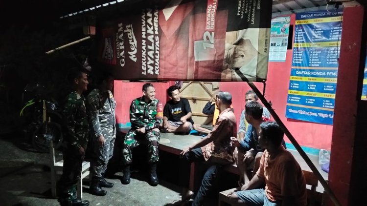 Sambangi Pos Ronda, ciptakan lingkungan yang Kondusif