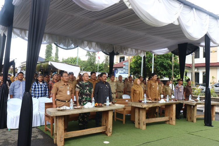 Dandim 0704 Banjarnegara Hadiri Pembukaan Pasar Rakyat 2025