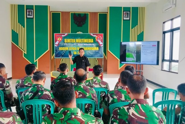Kodim 0704/Banjarnegara Gelar Bimtek Multimedia Tingkatkan Profesionalisme Publikasi Satuan