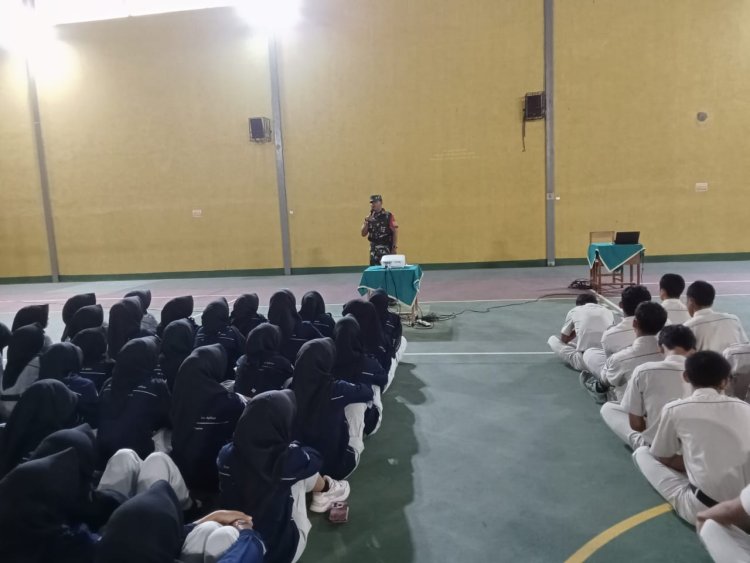 Koramil Punggelan Sosialisasikan KKRI di SMKN 1