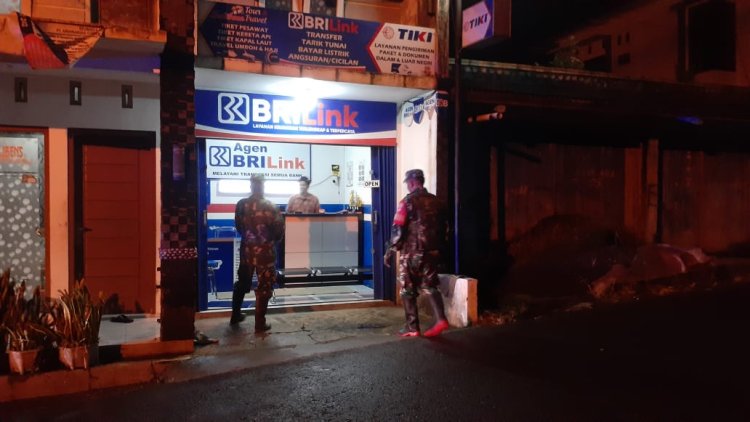 Koramil 18 Pagentan Dan Polsek Pgt Melaksanakan Patroli Malam Bersama