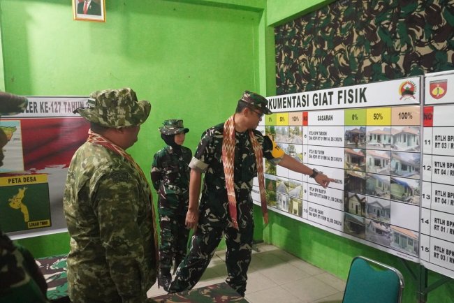 Pastikan Keakuratan Data, Tim Wasev Cek Poskotis TMMD-127 Brebes