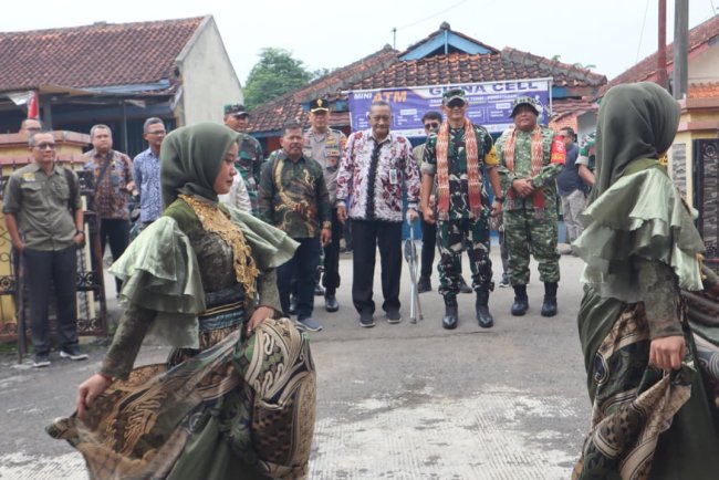 Harmoni Budaya Sambut Tim Wasev Mabesad di TMMD Reguler ke-127 Brebes