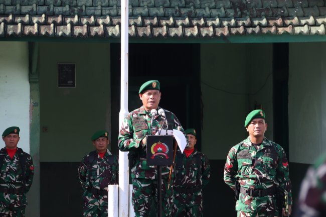 Dandim 0704 Banjarnegara Pimpin Upacara 17-an