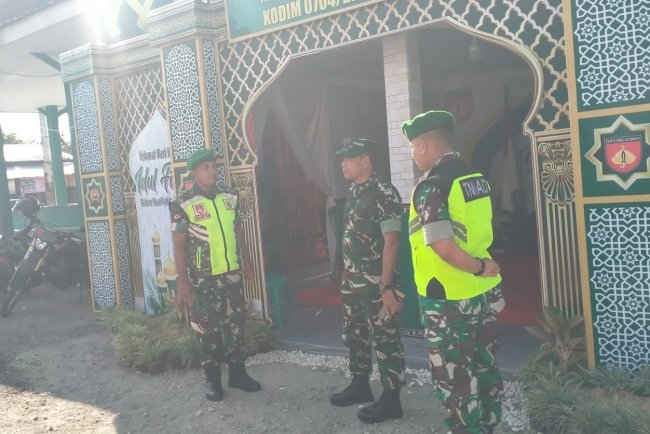 Dandim 0704 Banjarnegara Tinjau Pos Pengamanan di Terminal Mrican