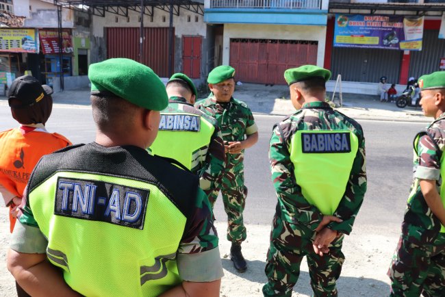 Sinergi TNI dan Pramuka di Apel Pos PAM Lebaran Terminal Bawang