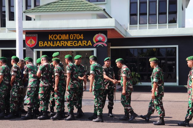 Apel Kembali Cuti Lebaran Dandim Banjarnegara Tekankan Disiplin dan Tanggung Jawab