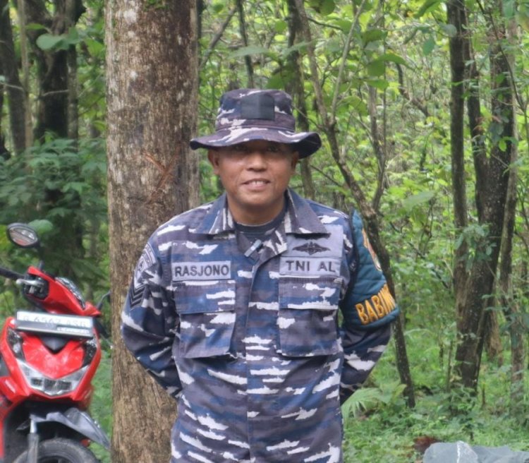 Sinergi Lintas Matra, Serka Sarjono, Prajurit TNI AL yang Terjun Bangun Desa Terpencil