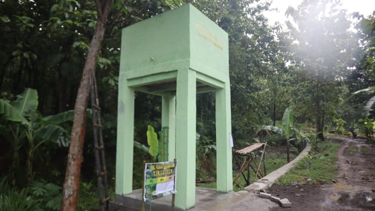 Atasi Krisis Air Bersih, TMMD Kodim Brebes Bangun Bak Penampungan "TNI AD Manunggal Air" 