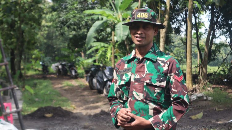 TMMD 127 Brebes, Dari Harapan Petani Hingga Cita-Cita Prajurit Menjadi Babinsa