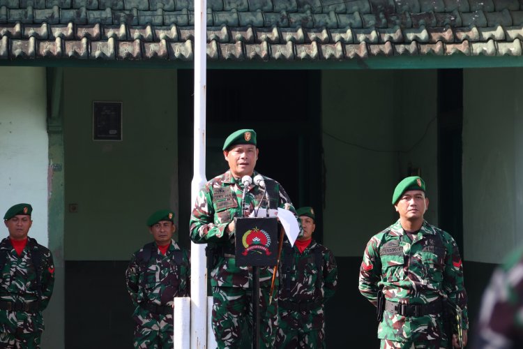 Dandim 0704 Banjarnegara Pimpin Upacara 17-an