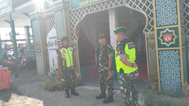 Dandim 0704 Banjarnegara Tinjau Pos Pengamanan di Terminal Mrican