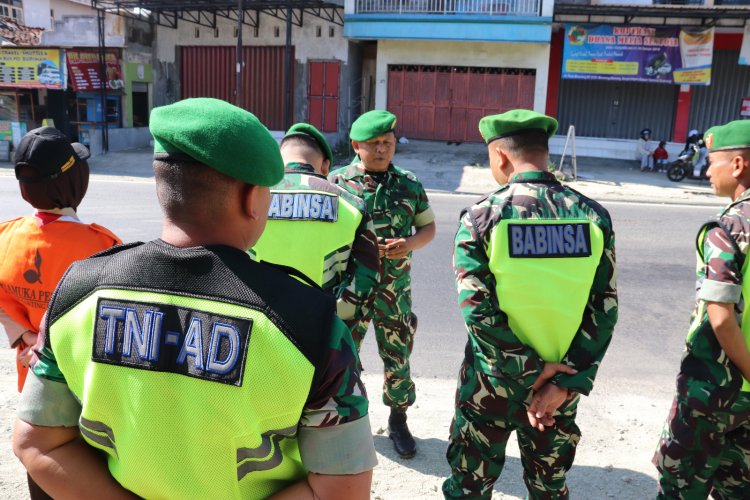 Sinergi TNI dan Pramuka di Apel Pos PAM Lebaran Terminal Bawang