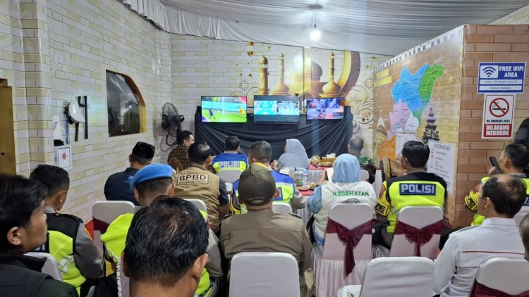 Sinergi Forkopimda Banjarnegara Jaga Malam Takbiran Terhubung Langsung dengan Kapolri