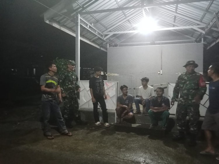 Serka Suryanto Bersinergi Lewat Patroli Siskamling