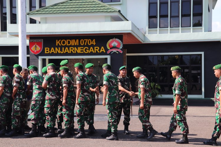Apel Kembali Cuti Lebaran Dandim Banjarnegara Tekankan Disiplin dan Tanggung Jawab