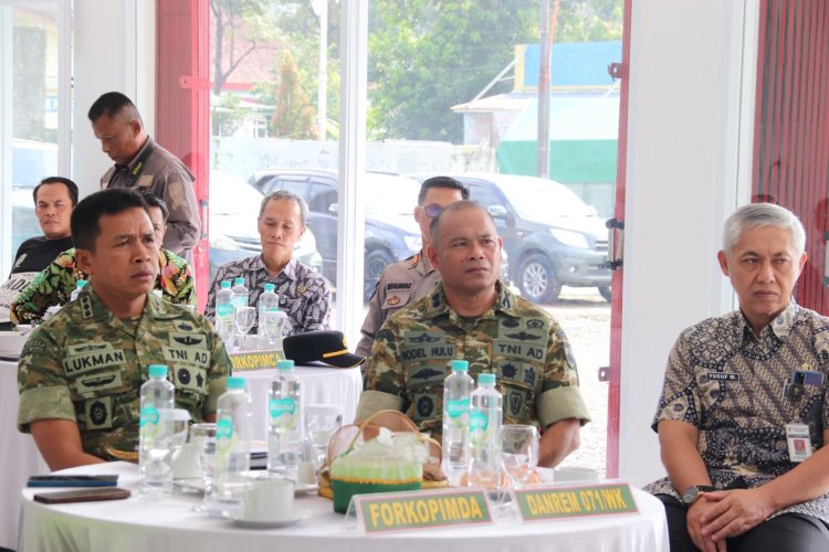 Danrem 071 Wijayakusuma Ikuti Vicon Evaluasi Percepatan Pembangunan KDKMP