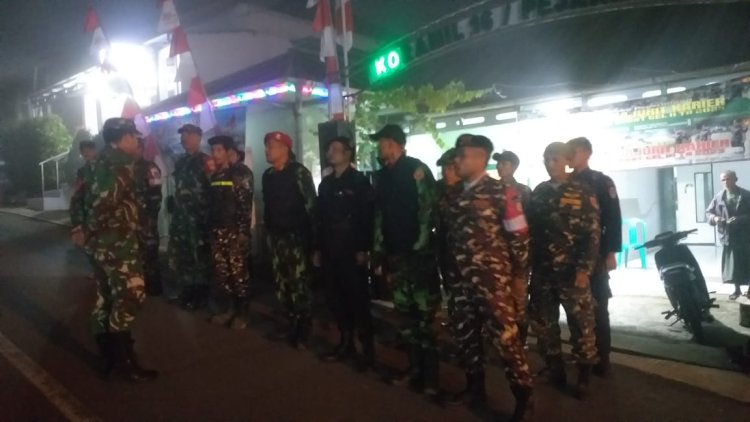 Koramil 16 Pejawaran Gelar Patroli Bersama Komponen Masyarakat
