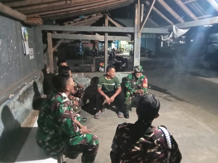 Babinsa dan Aparat keamanan Desa Bersatu Ciptakan Lingkungan Aman dan Nyaman