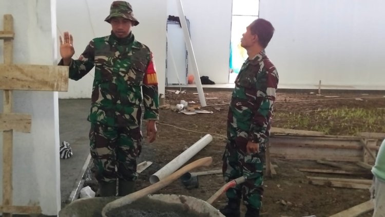 Pj Danramil 03 Wanadadi Tinjau Pembangunan KDKMP di Desa Linggasari