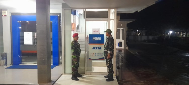 Koramil 15 Rakit Bersama Kokam Dan Warga Laksanakan Patroli Malam Hari