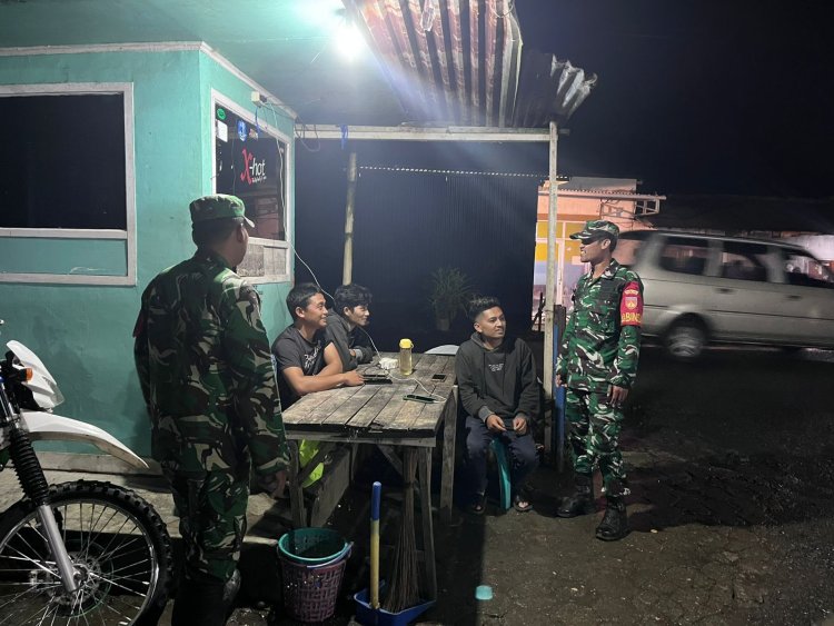 Patroli Malam Di Wilayah Binaan