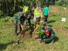 Koramil 02 Klampok Bersama Forkopimcam dan Siswa SMAN 1 Purwareja Klampok Gelar Aksi Penghijauan di Bantaran Sungai Serayu