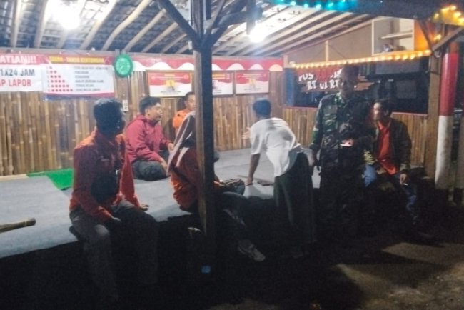 Koramil 08 Purwanegara Gelar Patroli Siskamling untuk Jaga Keamanan dan Ketertiban Warga