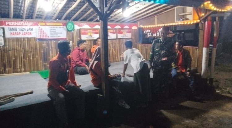 Koramil 08 Purwanegara Gelar Patroli Siskamling untuk Jaga Keamanan dan Ketertiban Warga