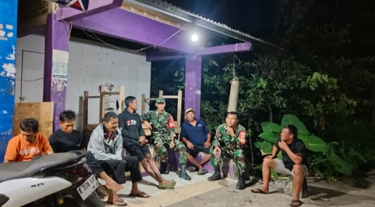 Koramil 09 Susukan Laksanakan Patroli Malam Tingkatkan Kamtibmas di wilayah Susukan