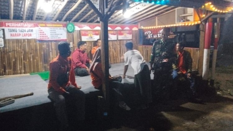 Koramil 08 Purwanegara Gelar Patroli Siskamling untuk Jaga Keamanan dan Ketertiban Warga