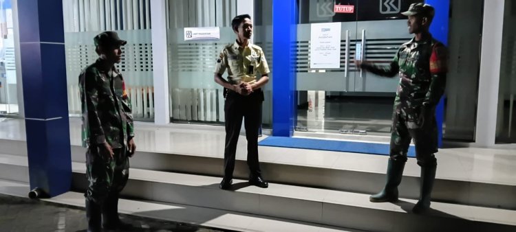 Babinsa Koramil 18 Pagentan Laksanakan Patroli Malam Guna Memastikan Keamanan Wilayah
