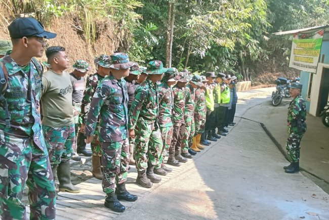 Apel Pagi Jadi Awal Semangat Satgas TMMD Bangun Desa Gumelem Kulon