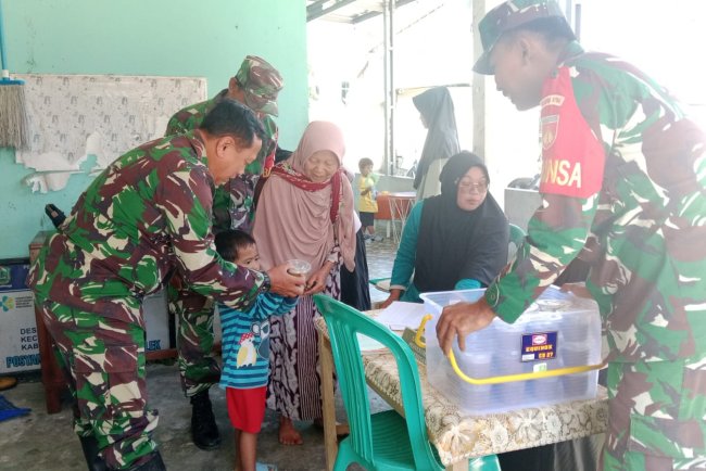 Koramil 18 Pagentan Dukung Posyandu Margo Mulyo 10 sebagai Upaya Pencegahan Stunting di Desa Pagentan