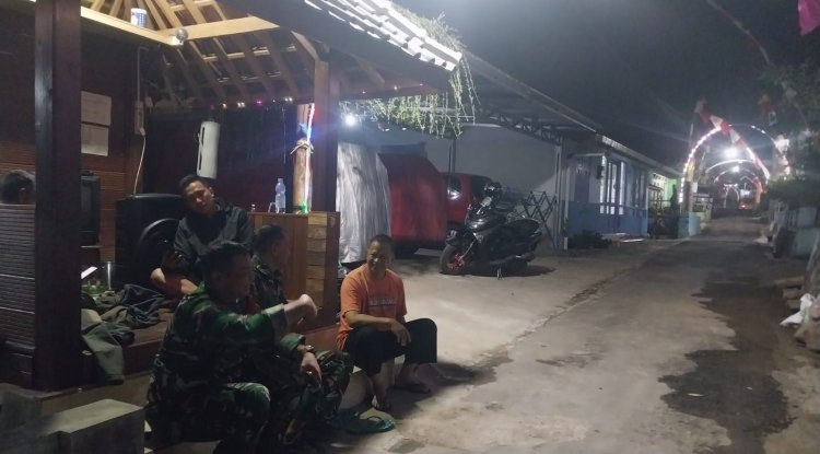 Keterlibatan Babinsa dalam kegiatan Patroli