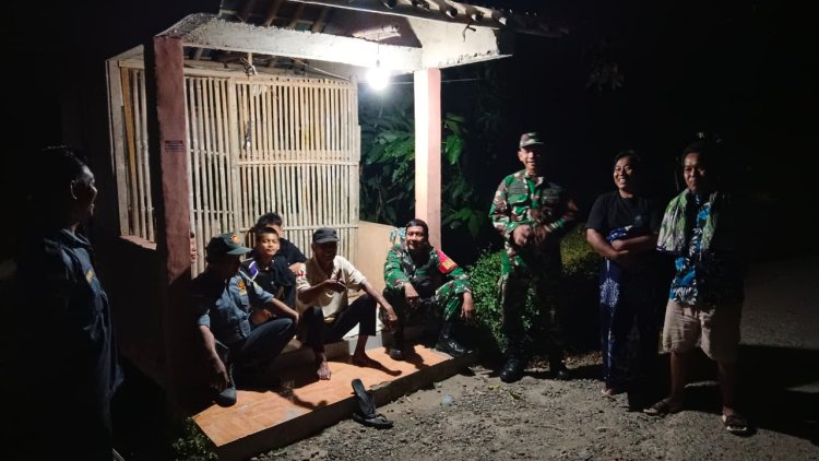 Koramil 09 Susukan Intensifkan Patroli Malam Bersama Warga Wujud Nyata Sinergi Jaga Kamtibmas