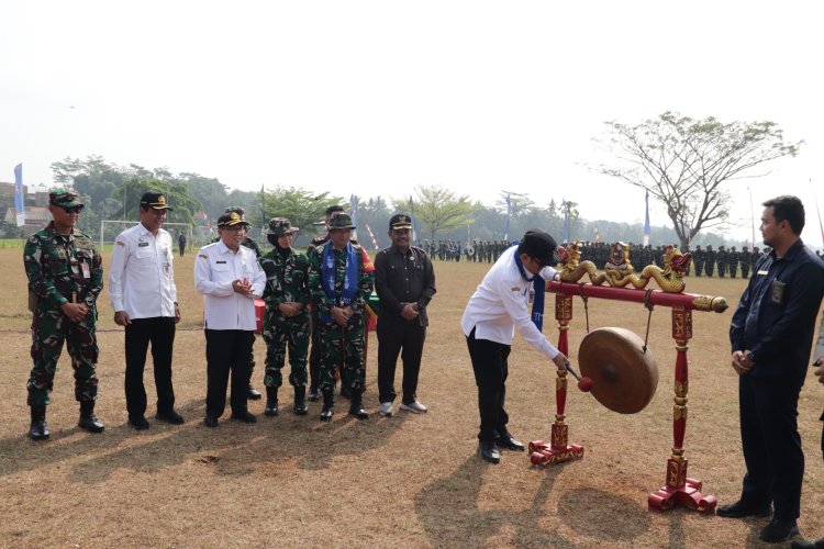 Dentang Gong Buka Harapan Baru TMMD Reguler ke-129 Resmi Dimulai di Gumelem Kulon
