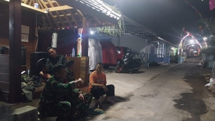 Keterlibatan Babinsa dalam kegiatan Patroli