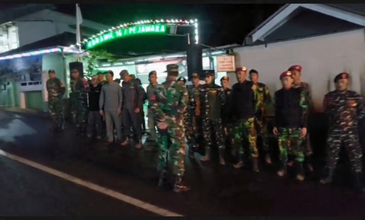 Koramil 16 Pejawaran Gelar Patroli Bersama Komponen Masyarakat