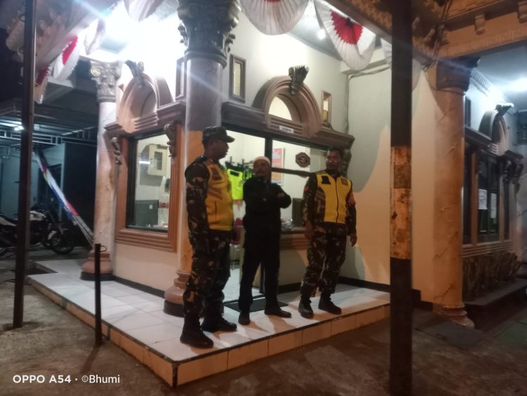 Patroli Kamtibmas Koramil 05 Batur Ciptakan Situasi Aman dan Kondusif di Malam Hari