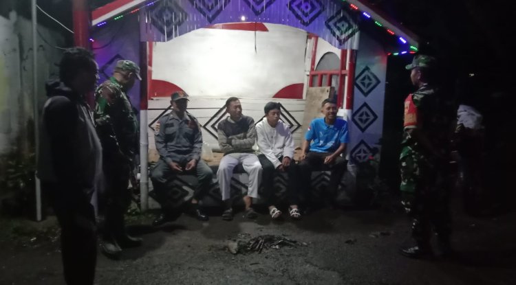 Ciptakan suasana Aman Babinsa patroli di wilayah Koramil 06 Kalibening