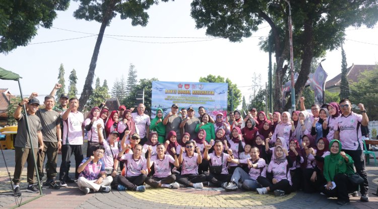 Dandim Banjarnegara Ikuti Vicon Bersama Panglima TNI Bakti Kesehatan Meriahkan HUT TNI ke-81