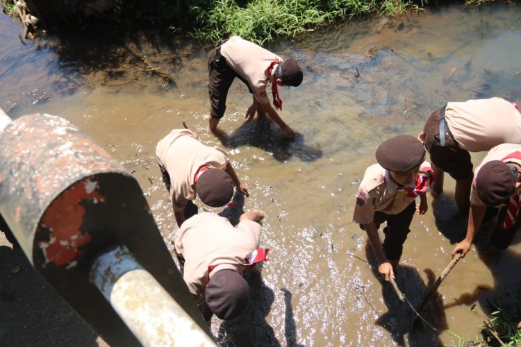 ETK Kwarda Jateng Meriah di Kaligondang, Pramuka Hadirkan Aksi Nyata