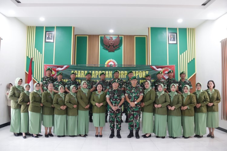 Dandim 0704 Banjarnegara Pimpin Laporan Korps Perwira dan Pelepasan Anggota Purna Tugas