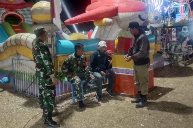 Ciptakan suasana Aman Babinsa patroli di wilayah Koramil 14/Madukara