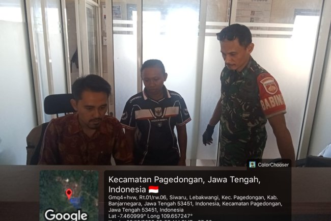 Babinsa Koramil 01 Melaksanakan Pendampingan Pembuatan Akte Warga Binaan