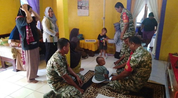 BABINSA DAN BIDAN DESA BERSINERGI DALAM MENJAGA GENERASI BANGSA DARI STUNTING