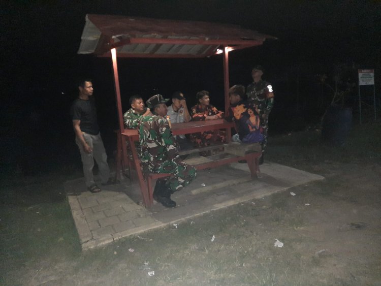 Sinergi Koramil 03/Wanadadi Ormas PP dan Hansip Gelar Patroli Keamanan di Obyek Wisata Sekong
